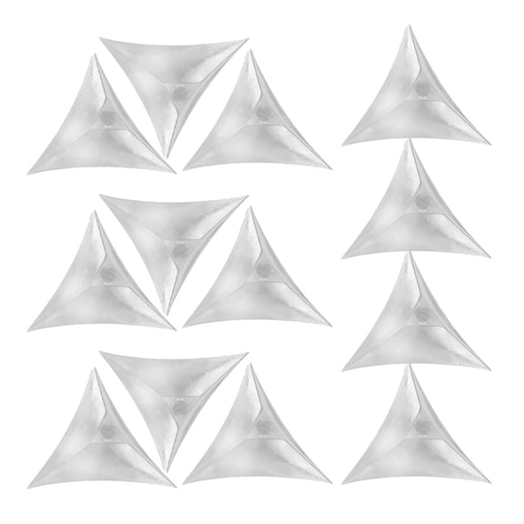 WRITWAA 600Pcs Triangle Corner Guards Clear Soft Plastic For Home Cabinet Drawer Dust Protection