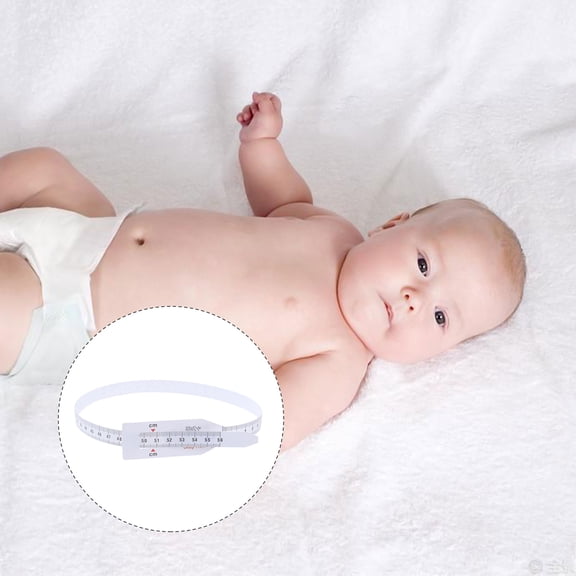 WRITWAA 6Pcs Arm Circumference Measurement Tool for Infant White Plastic for Pediatric