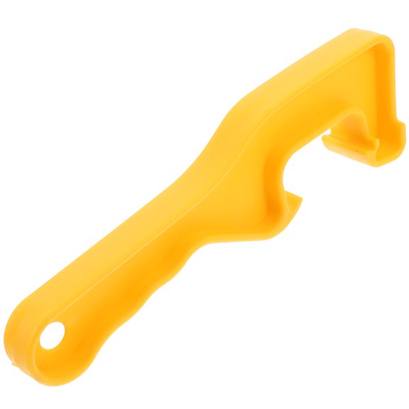 WRITWAA 6Pcs Compact Portable Bucket Lid Wrench Tool for Daily Use Yellow Plastic