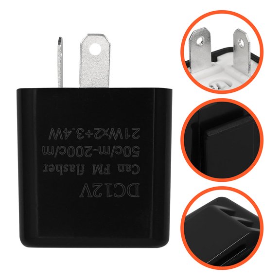 6Pcs Adjustable Electronic Flasher Relay for LED Motorcycle Turn Signal Light Controller Durable Speed Indicator Flasher