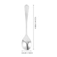 thumbnail image 1 of WRITWAA Set of 6 Metal Soup Spoons Silverware and Comfortable for Everyday Use Kitchen Flatware, 1 of 8