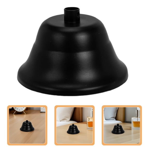 WRITWAA 6Pcs Black Industrial Lamp Shade Cone Pendant Ceiling Canopy for Lamps