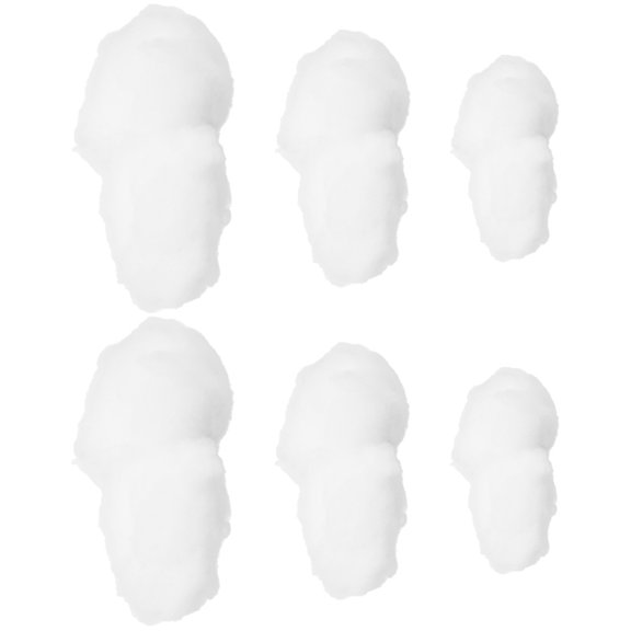 WRITWAA 6Pcs Simulated White Clouds for Ceiling Hanging Room Decor and Wall Props