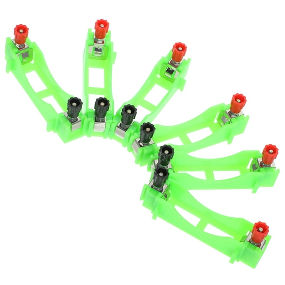 WRITWAA 6Pcs USB AA Battery Pack Plastic Green for Parents Scientific Experiments