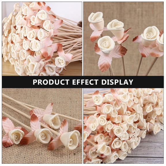 WRITWAA 6pcs Scent Diffuser Rattans Rattan Fragrance Diffusion Natural Decor Living Room Office Users