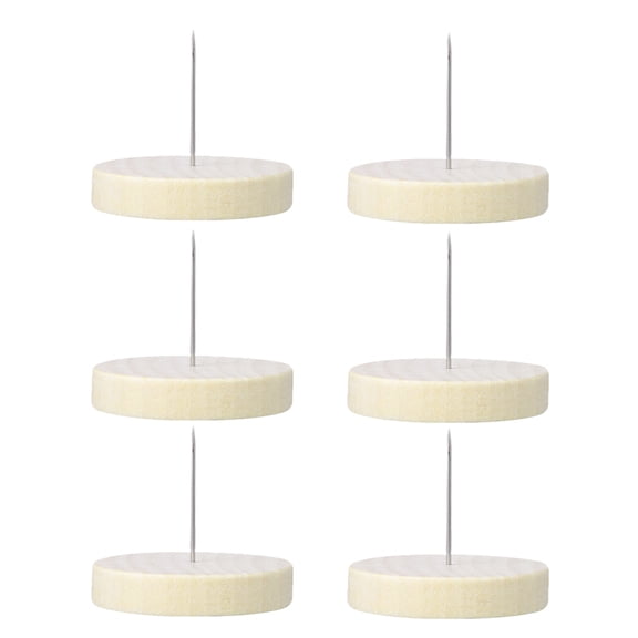 WRITWAA 6pcs Rectangular Base Wooden Stand for Dolls Light Yellow Display Small Items for Collectors