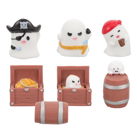 WRITWAA 7pcs Miniatures Resin Miniature Crafts Assorted Decoration