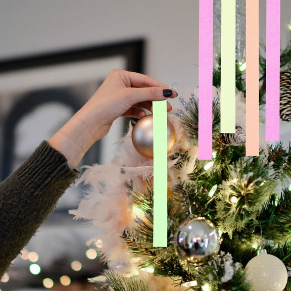 WRITWAA Orange Party Streamer - Multi-Function Decorative Paper Streamers for Birthday, Wedding, and Celebration Decorations