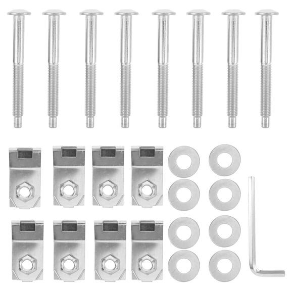 WRITWAA bed bolt replacement Chassis Kit Stainless Steel 8 x Clip