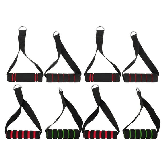 WRITWAA 8Pcs Portable Fitness Handles Lightweight for Home and Travel