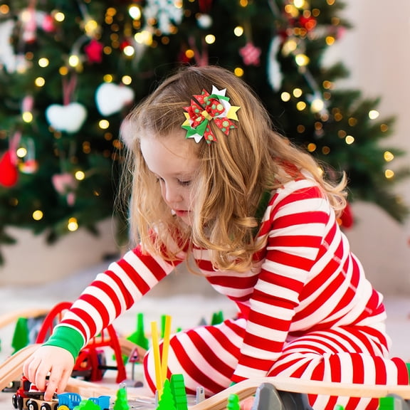 WRITWAA 8Pcs Decorative Hair Snap Clips Assorted Colors Hair Accessories for Women Girls Parties Everyday Use