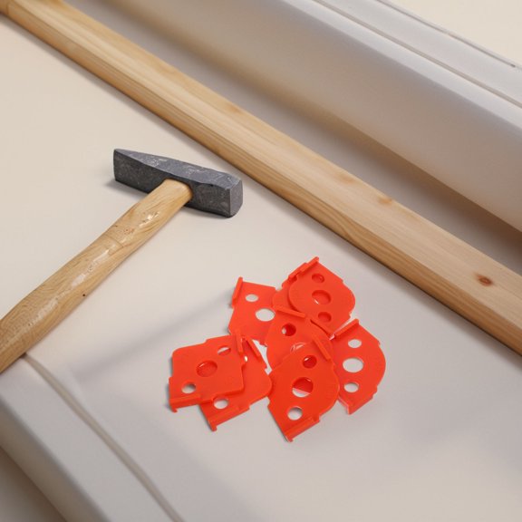 WRITWAA 8Pcs Orange Router Corner Radius Template Set for Woodworking Quick Precise Trimming and Rounded Edge Guide