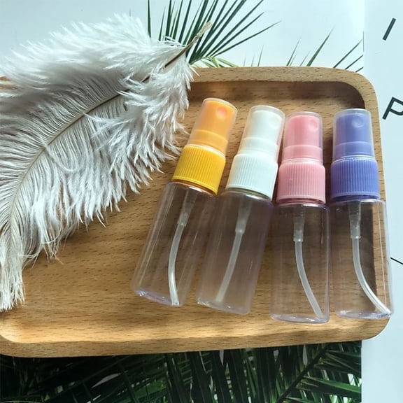 WRITWAA 8Pcs Perfume Bottle Atomizer Reusable Plastic for Facial Cream on Camping