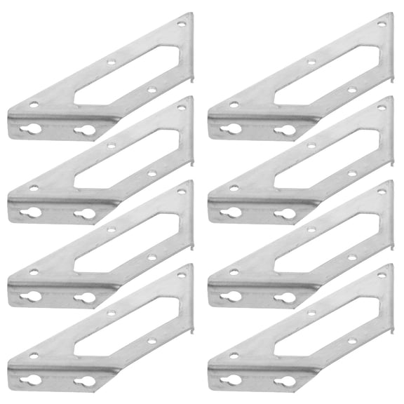 CTIRCHIU 8Pcs Stainless Steel Furniture Mending Plates with Concealed Mounting Design