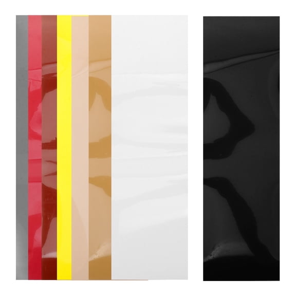 WRITWAA 8Pcs Assorted Color Heat Transfer Vinyl for Crafting Custom T Shirt Designs