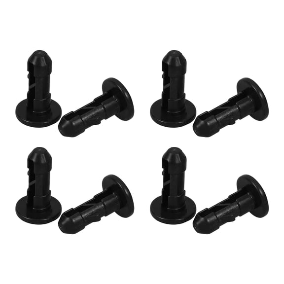 WRITWAA 8Pcs Sturdy Plastic Wheelie Bin Lid Clips for Trash Can Locking and Leak Prevention