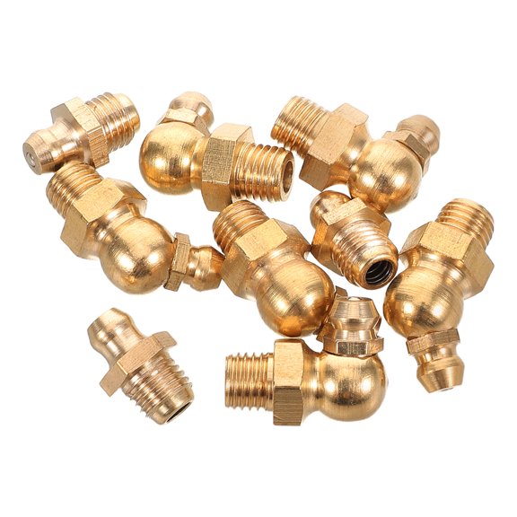 WRITWAA grease fitting connector vehicle component replacement copper 9pcs