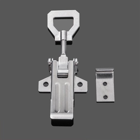 WRITWAA Vertical Toggle Clamp Plated Silver Stainless Steel for Equipment and Machinery
