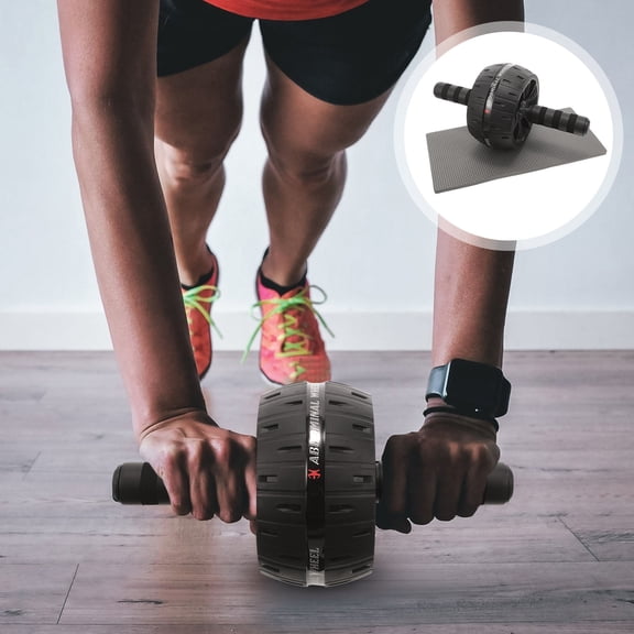 WRITWAA Abdominal Muscle Trainer Wheel Fitness Roller for Effective Core Workout