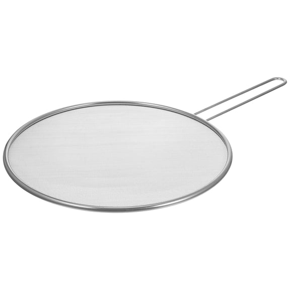WRITWAA Stainless Steel Mesh Cover for Frying Pans - Anti-Oil Splashing and Heat Insulation
