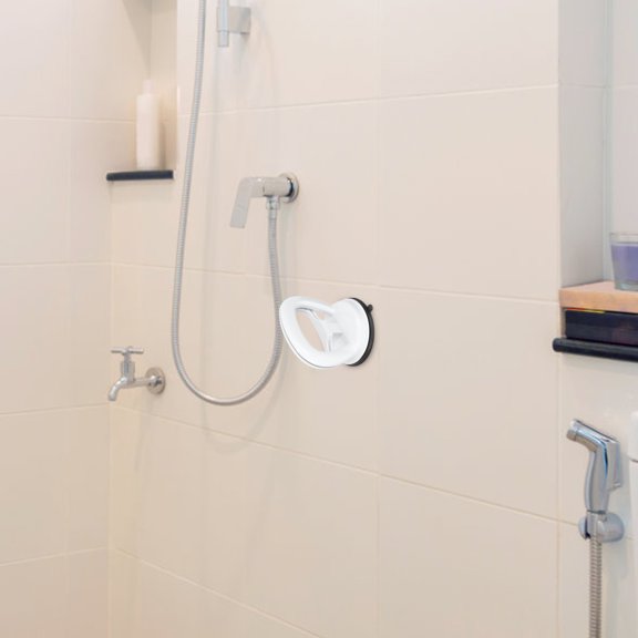 WRITWAA Elderly Shower Handle in High Grade Plastic Comfortable Anti Static Bathroom Grab Bar