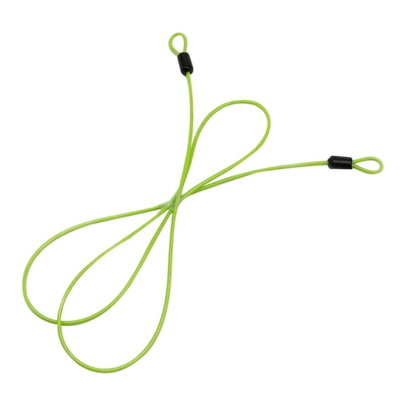 WRITWAA 1Pc Double Loop Steel Wire Lock for Bike and Luggage with Anti-Theft Durable Design