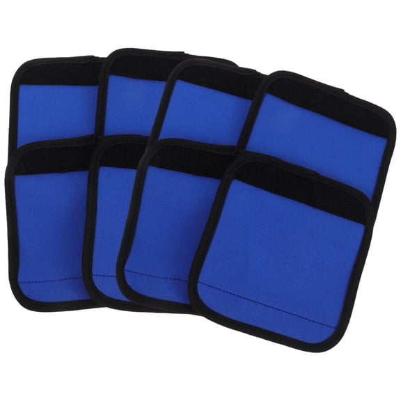 WRITWAA Anti-Slip Workout Grips Blue Polyester for Gym Training Strong Grip 4Pcs