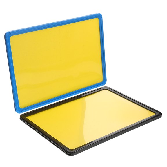 WRITWAA 2Sets Plastic Merchandise Display Frames for Retail Shelf Labels Horizontal Vertical