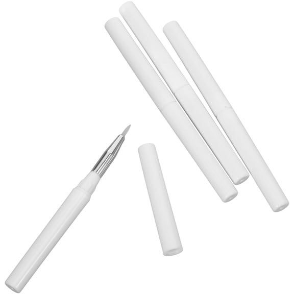 WRITWAA 4Pcs White Silicone Lip Applicators for Effortless Lipstick and Lip Gloss Application