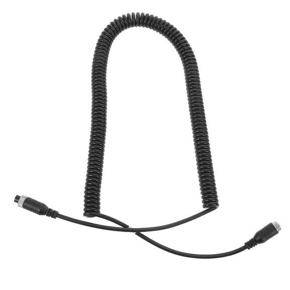 WRITWAA Rearview Camera Spring Cable Retractable Black Secure Connector for Car Use