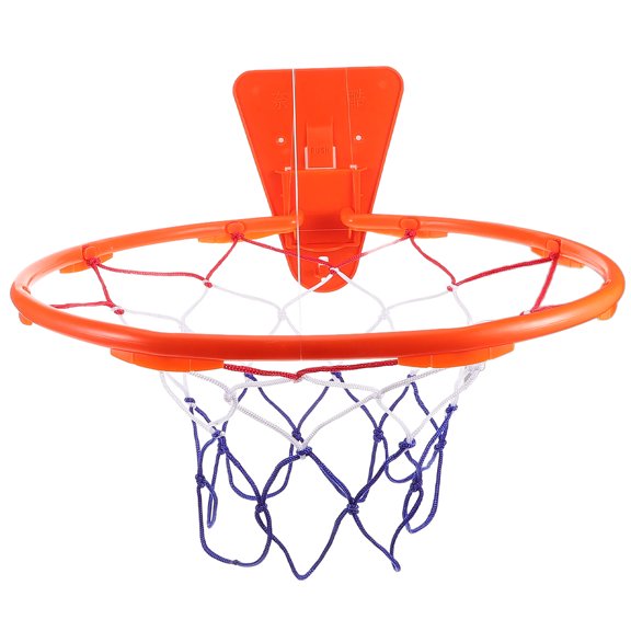 WRITWAA Plastic Indoor Basketball Frame Hanging Hoop for Wall Mounting and Indoor Outdoor Use
