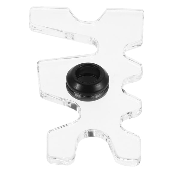 WRITWAA Billiard Cue Cross Rod Holder Acrylic Pool Equipment Support For Club Use 1Pcs
