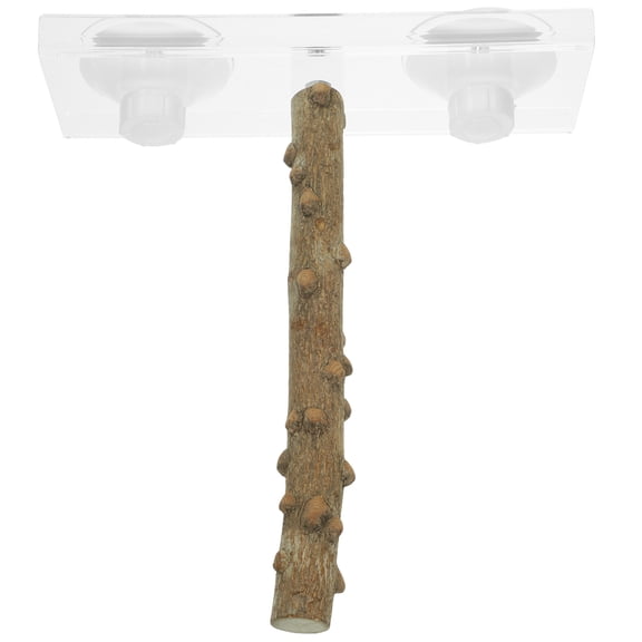 WRITWAA Bird Stand Branch Perch for Birds Wood Foot Exercise 1Pack