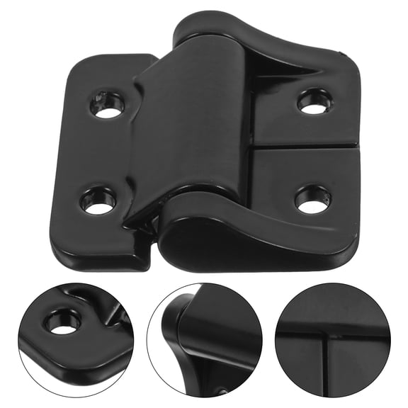 WRITWAA Cabinet Door Torque Hinge, Black, Steel and Zinc Alloy, Elegant and Rust-Resistant