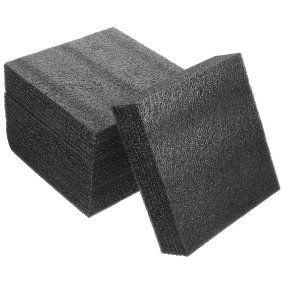 WRITWAA Black EPE Expanding Foam Packaging Inserts 4-Pack Shockproof Protective Packing Liners for Secure Shipping