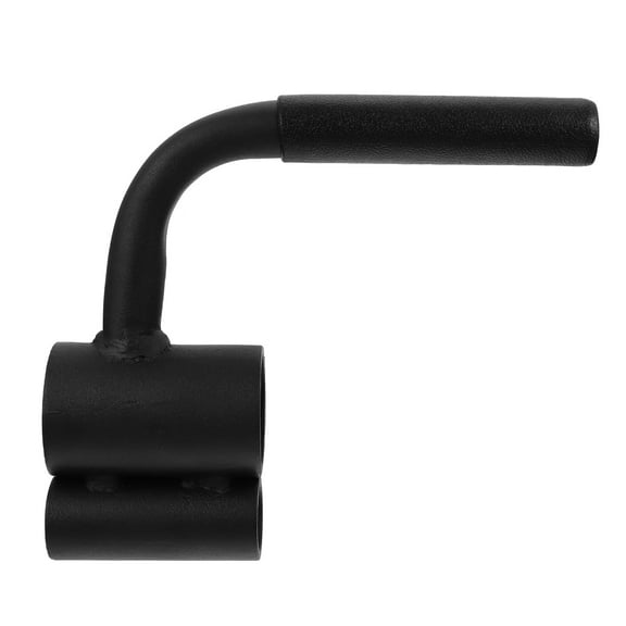 WRITWAA Black Gym Barbell Bar Fitness Handle for Strength Training Multi Functional Durable Workout Equipment