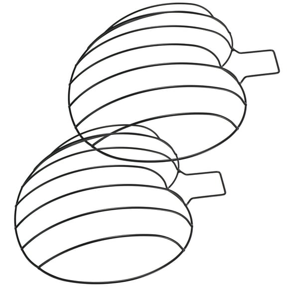WRITWAA 2Pcs Metal Wire Pumpkin Wreath Forms Decorative Craft Supplies for Fall Autumn and New Year Home Decor