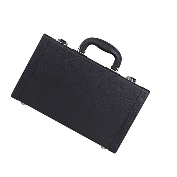 WRITWAA Black Musical Instrument Storage Bag Hard Case for Traveling with Band 1Pack
