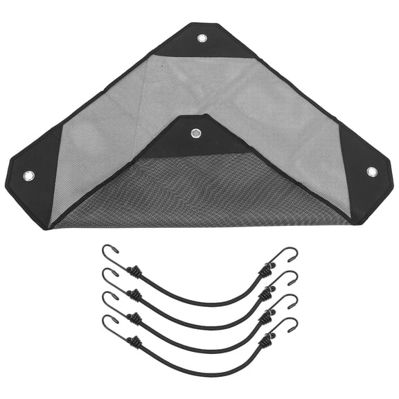 WRITWAA Heavy Duty Outdoor Cover for Air Conditioner Units, Black Protective Shield for AC Equipment