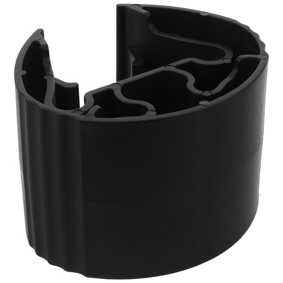 WRITWAA Black Vertical Post Protector Plastic Wrap for Warehouse Shelf and Support Beam Guard