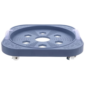 WRITWAA Blue Plant Dolly with Casters Rolling Plant Base for Easy Movement and Stable Support