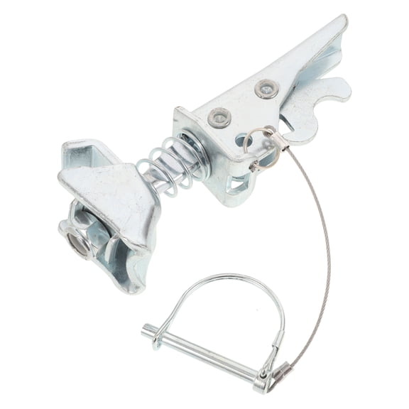 WRITWAA Boat Trailer Hitch Adjustable Trailer Coupler Galvanized Silver 1 Set