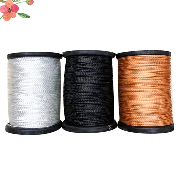 WRITWAA 3 Rolls of Cobbler Thread Assorted Color for Shoe Repair Quilting