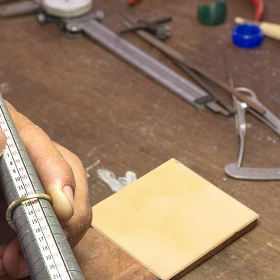 WRITWAA Brass Metal Plate for Jewelry Making, Craft Projects, Wear Resistant and Material