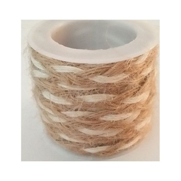 WRITWAA Burlap Twine Roll Brown Jute Ribbon for Crafts, Projects, Wrapping and Home Decoration