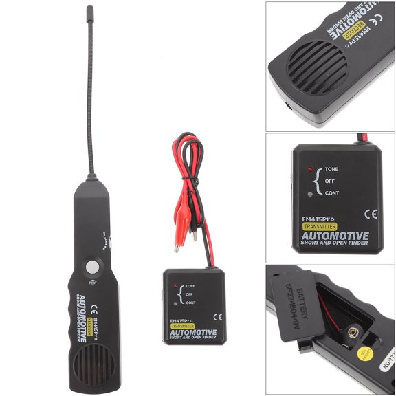 WRITWAA 1Set Wire Tester Black for Car Use with Sturdy Design and Wide Circuit Tracing Functions