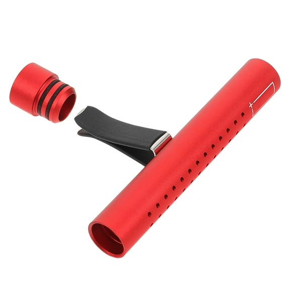 WRITWAA Red Car Vent Clip Air Freshener Stick Diffuser for Automotive Aromatherapy Scent