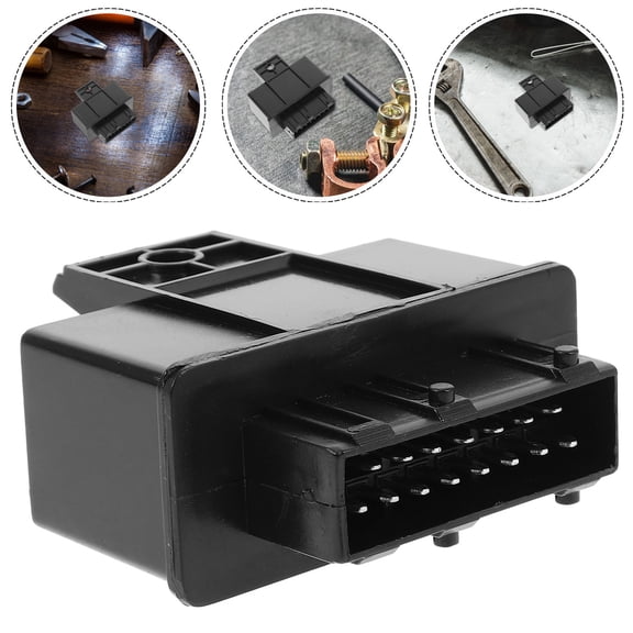 WRITWAA Black Car Starter Relay Vehicle Pump Relay Module for Engine Performance Optimization