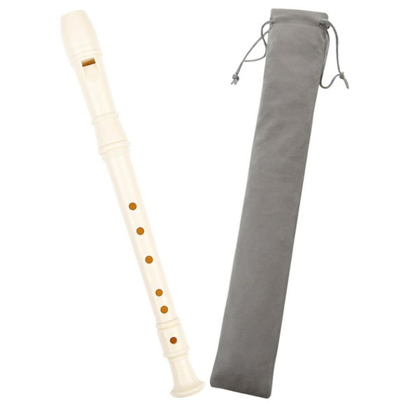 WRITWAA Children Practice Clarinet Portable PP Clarinet for Beginners Ivory 1 Set