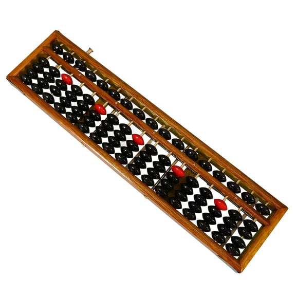 WRITWAA Vintage Chinese Abacus Practical Calculator Tool for Office, Home, School Use - 1 Piece Counting Frame